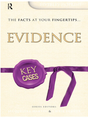 cover image of Key Cases